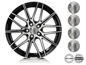 Wheel Emblem Brand Radiant Flow Way